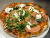 959 Pizza mit geräuchertem Lachs und Burrata - Neu